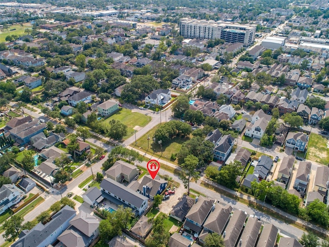 birds eye view of property featuring a residential view