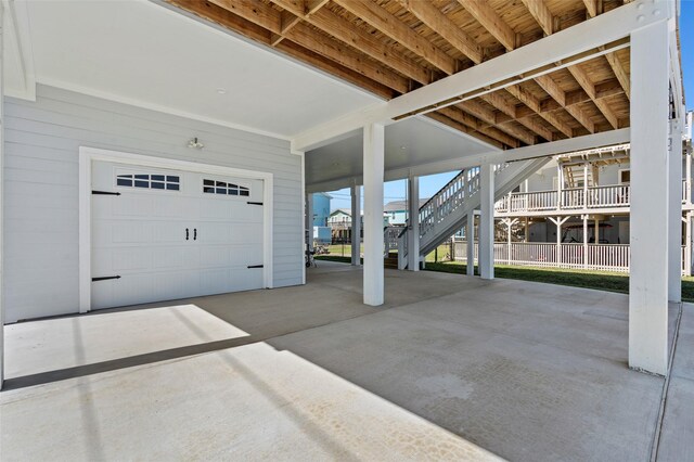 4214 Jackson Dr, Galveston, TX 77554 - view of garage
