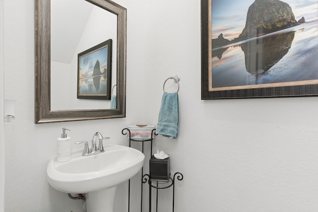 bathroom featuring a sink