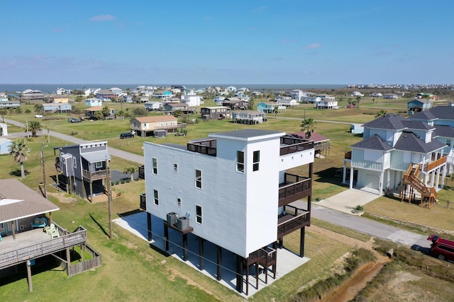 drone / aerial view featuring a residential view