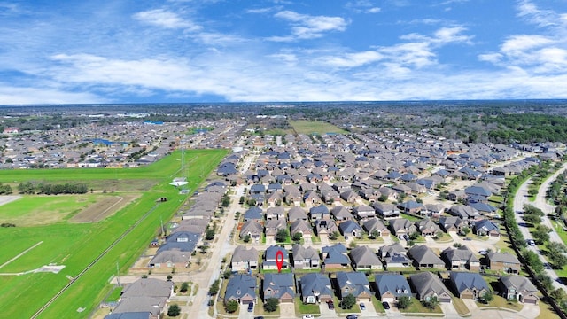 bird's eye view featuring a residential view