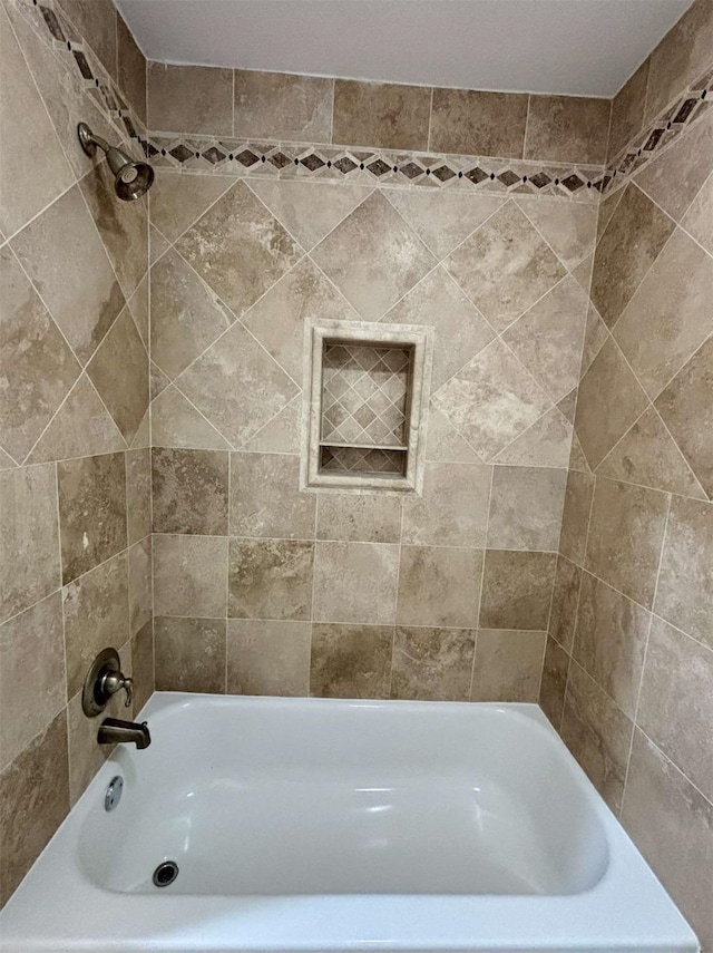 full bathroom featuring shower / bath combination