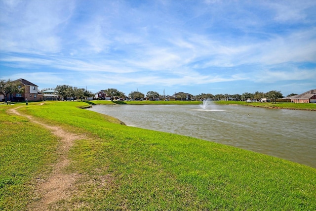 property view of water