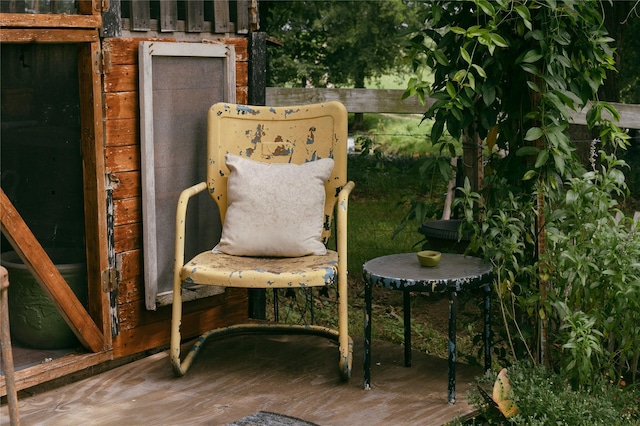 view of sitting room