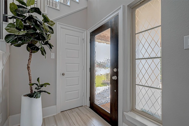 view of entrance foyer