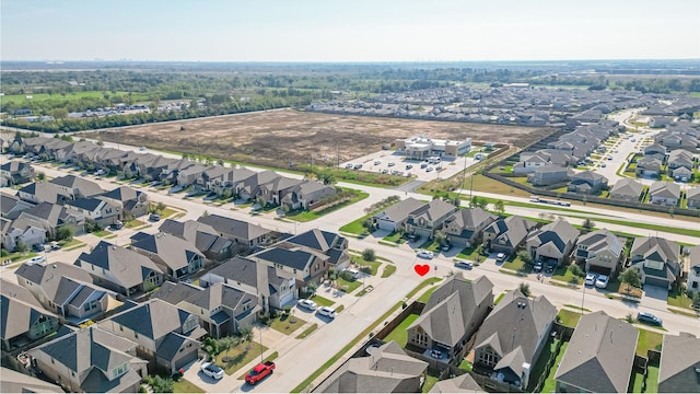 bird's eye view featuring a residential view