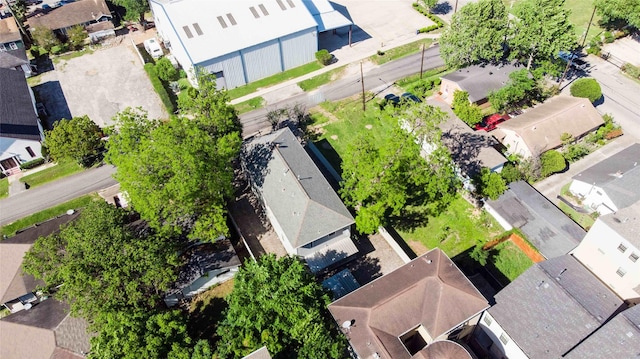 aerial view featuring a residential view