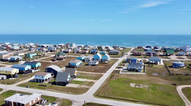 310 Angel Wing St, Surfside Beach, TX 77541 - drone / aerial view with a water view and a residential view