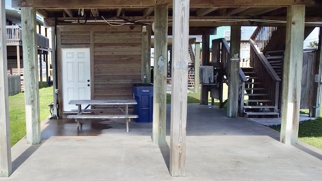 310 Angel Wing St, Surfside Beach, TX 77541 - view of patio / terrace featuring stairway