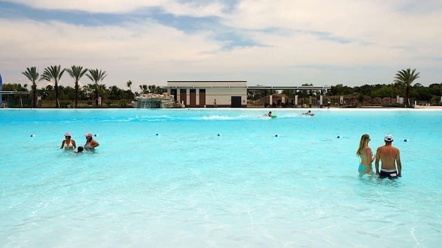 view of pool