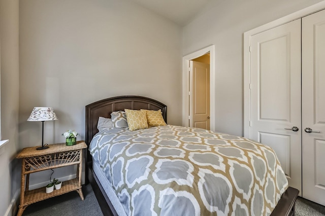 bedroom featuring baseboards