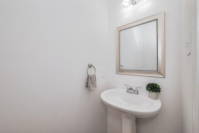 bathroom with a sink