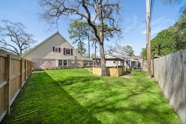 19210 Lockridge Dr, Spring, TX 77373 - view of yard featuring a fenced backyard