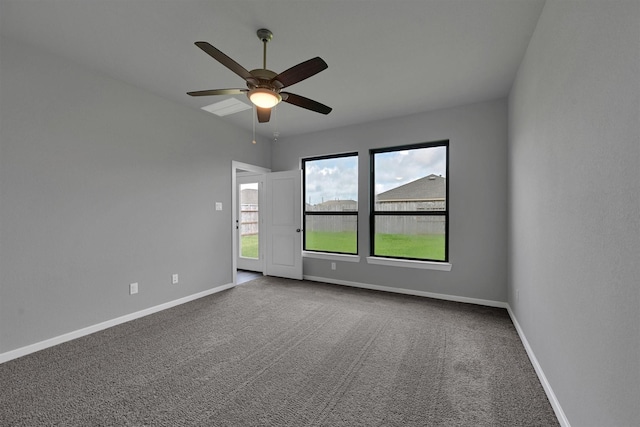 715 Whispering Winds Dr, Beasley, TX 77417 - carpeted spare room featuring ceiling fan and baseboards