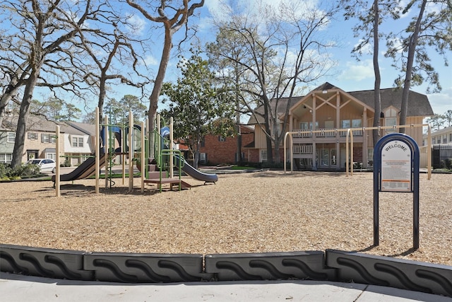 view of communal playground