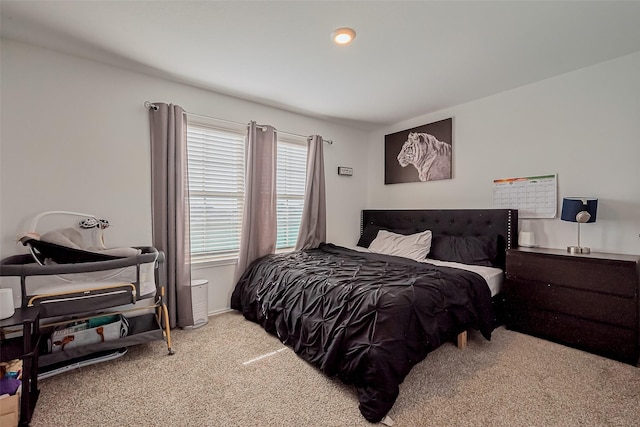 bedroom with carpet flooring