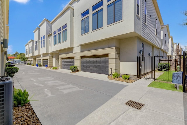 view of road with a residential view