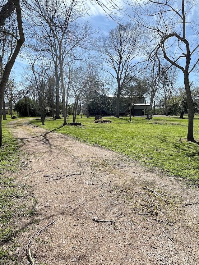 view of road featuring driveway