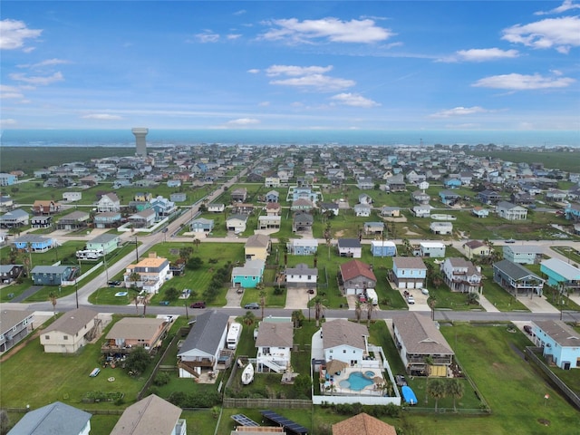 drone / aerial view featuring a residential view