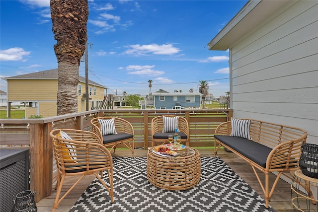 16615 Jamaica Inn Rd, Galveston, TX 77554 - balcony featuring a residential view
