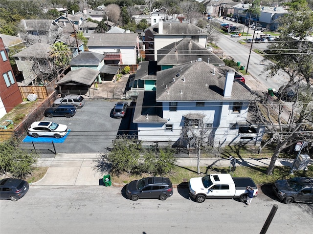 birds eye view of property featuring a residential view