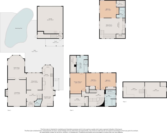 2007 Bolsover St, Houston, TX 77005 - floor plan