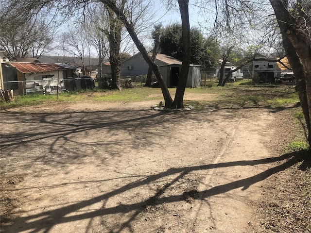 view of street featuring a residential view