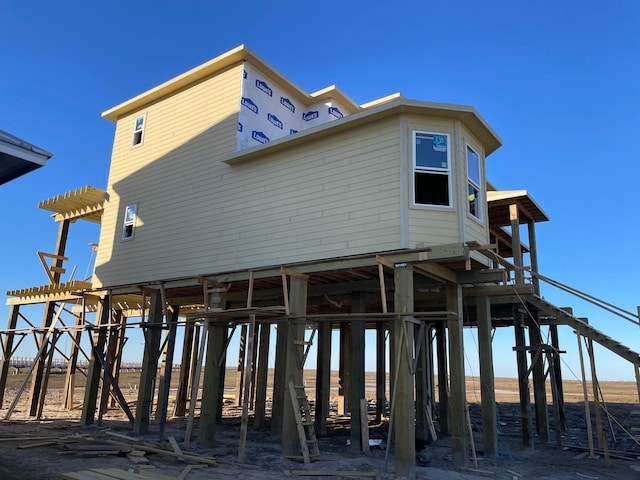 view of rear view of property