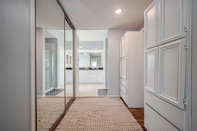 interior space with wood finished floors