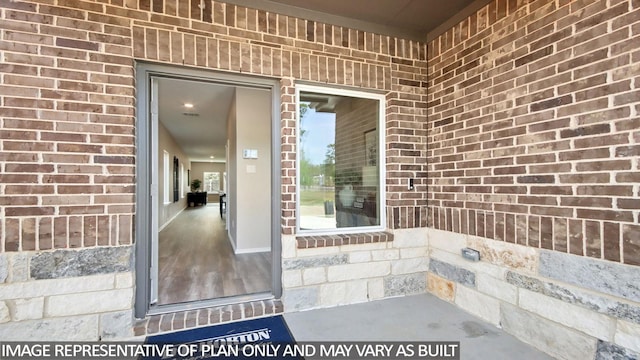 1506 Portia Ct, Conroe, TX 77301 - property entrance with brick siding