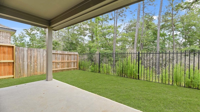 1506 Portia Ct, Conroe, TX 77301 - view of yard featuring a patio area