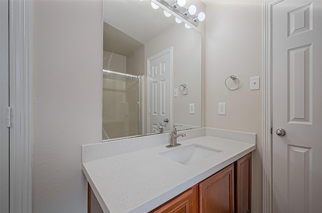 19430 Mystic Cypress Dr, Katy, TX 77449 - bathroom with vanity and a shower
