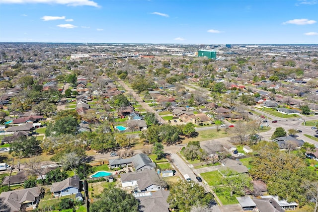 drone / aerial view featuring a residential view