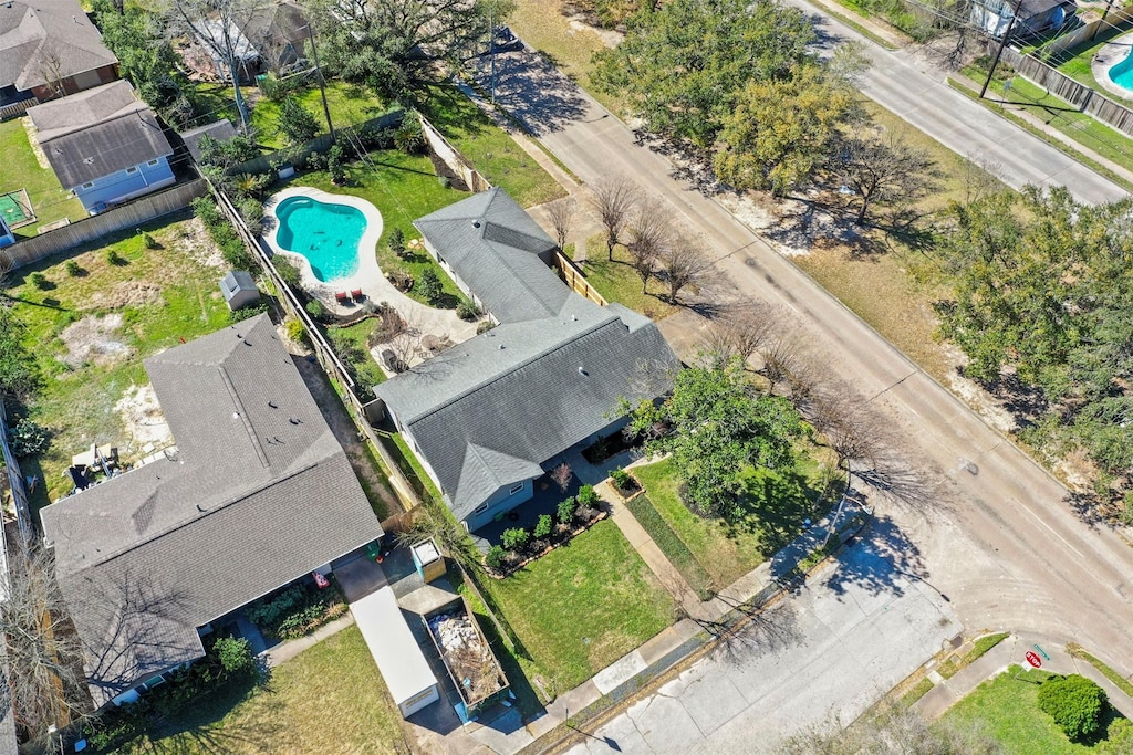 5421 Nina Lee Ln, Houston, TX 77092 - aerial view