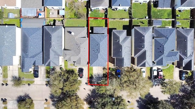 10138 W Palm Lake Dr, Houston, TX 77034 - birds eye view of property with a residential view