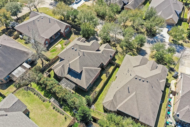 birds eye view of property featuring a residential view