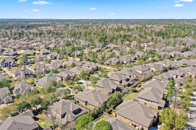 bird's eye view featuring a residential view