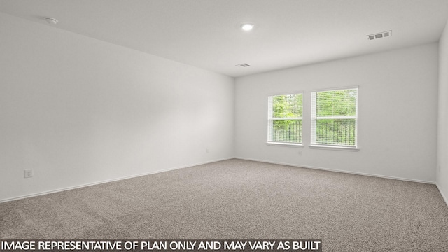 1507 Portia Ct, Conroe, TX 77301 - unfurnished room featuring carpet, baseboards, recessed lighting, and a smoke detector