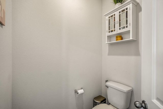 bathroom featuring toilet