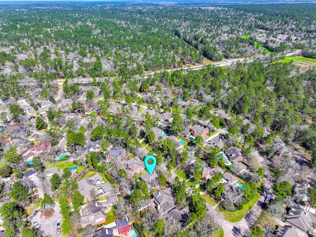 drone / aerial view featuring a residential view