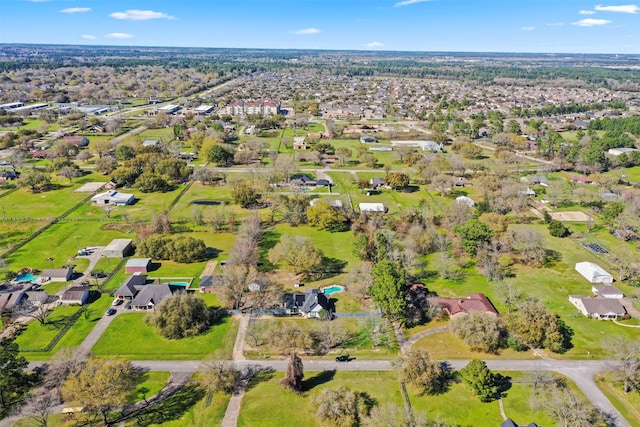 bird's eye view featuring a residential view