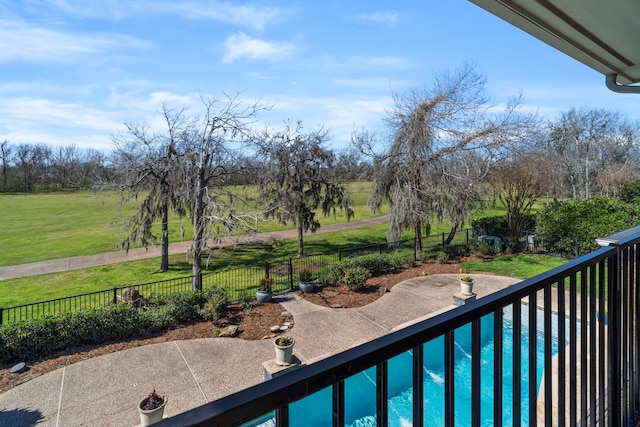 balcony featuring a patio