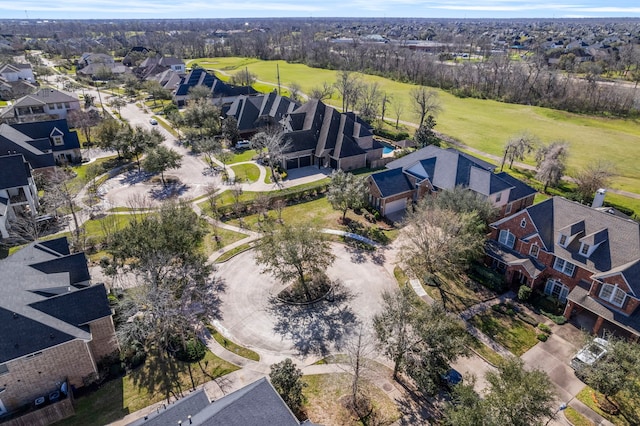 birds eye view of property featuring a residential view