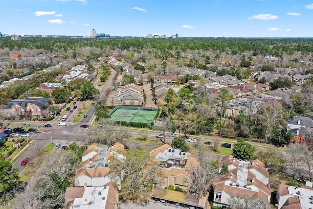 drone / aerial view featuring a residential view