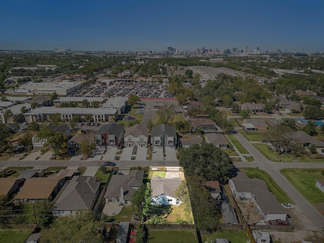 bird's eye view featuring a residential view