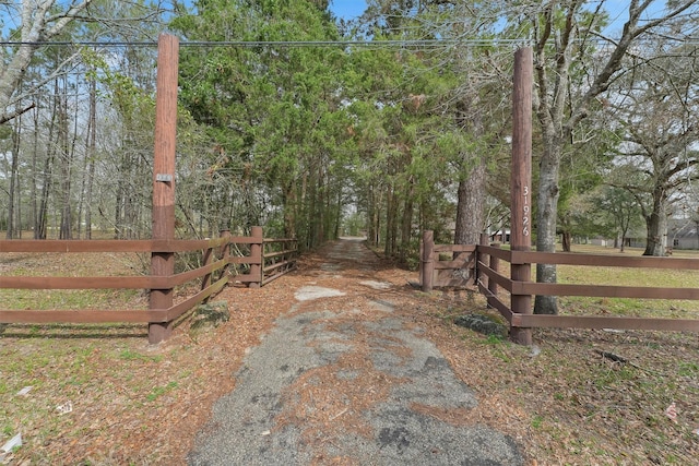 exterior space featuring fence