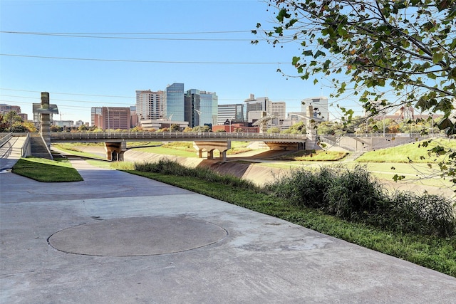 view of property's community with a view of city