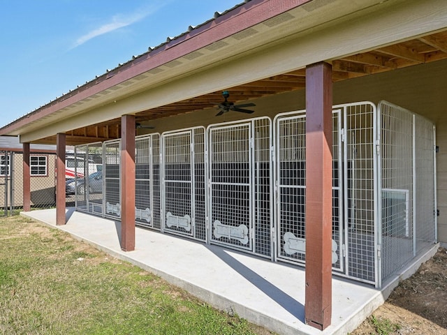 exterior space with an exterior structure and an outbuilding