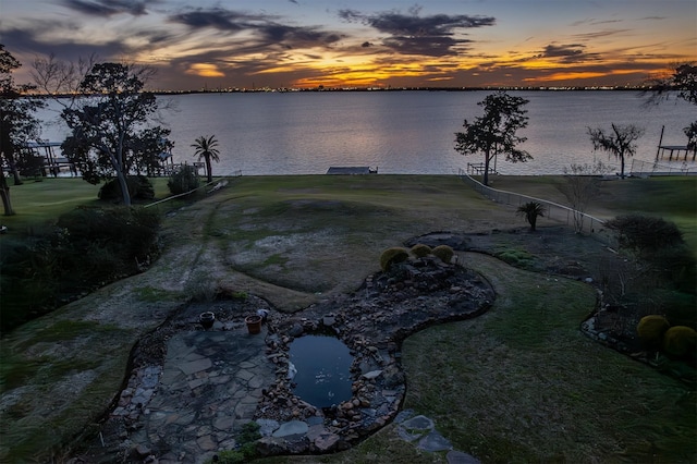 property view of water