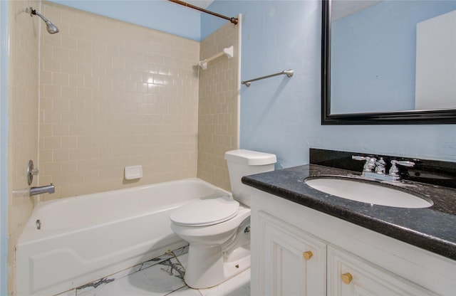 12710 Ashford Meadow Dr, Houston, TX 77082 - full bath with  shower combination, vanity, and toilet